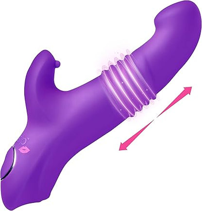 Violet Surge -- Thrusting Rabbit Vibrator